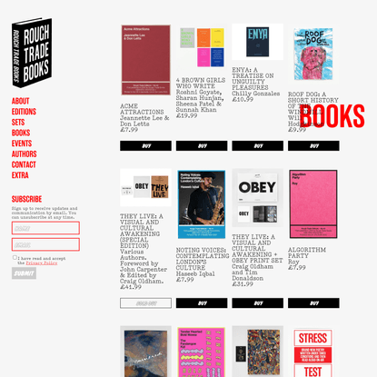 Books | Rough Trade Books