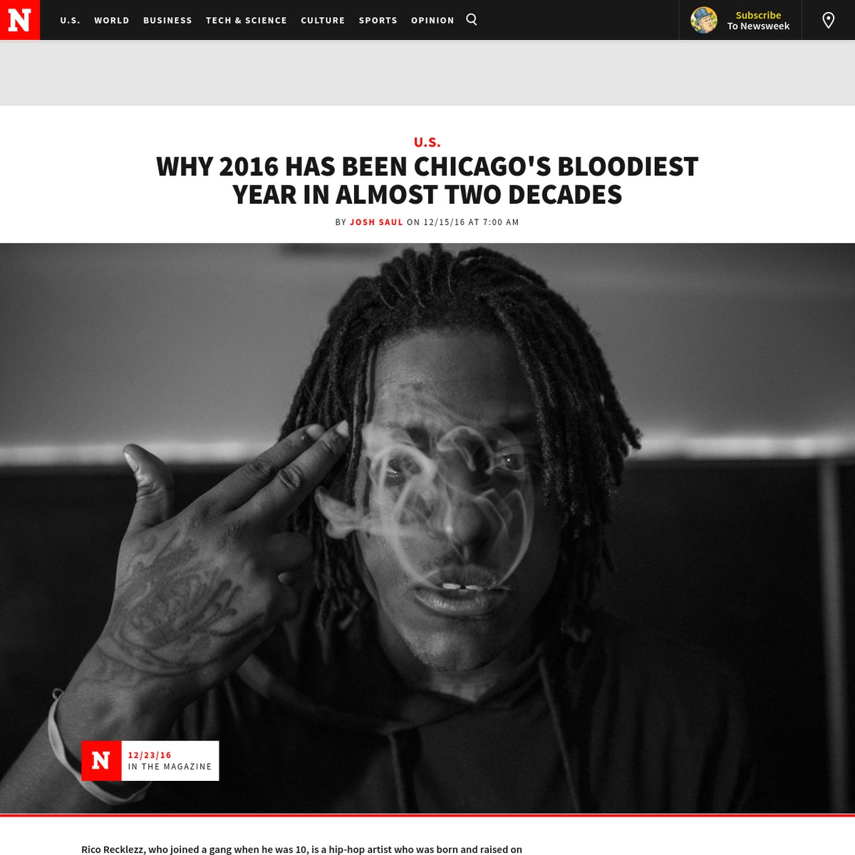 Chicagos Murder Rate Keeps Rising And The Gangs Cant Be Stopped — Arena 1113