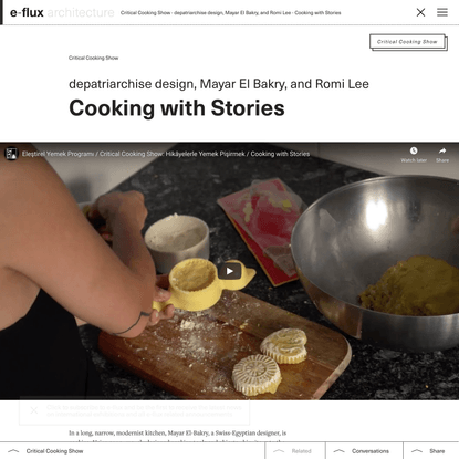 Cooking with Stories