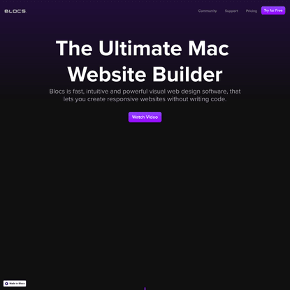 Blocs - The Ultimate Mac Website Builder