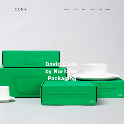 David Caon by Noritake — Caon Design Office