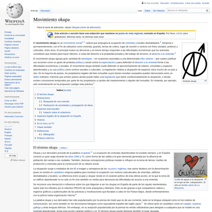 Movimiento okupa - Wikipedia, la enciclopedia libre