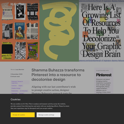 Shamma Buhazza transforms Pinterest into a resource to decolonise design
