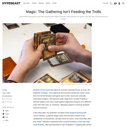 How Magic: The Gathering Is Addressing Diversity | HYPEBEAST
