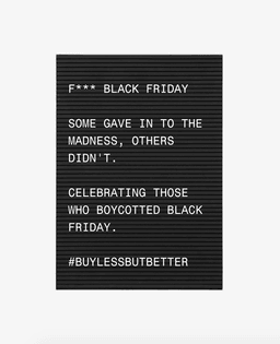Black Friday Boycott