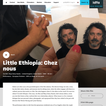 Little Ethiopia: Chez nous | IDFA