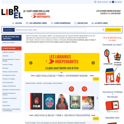 Librel.be - La plus grande librairie de Belgique