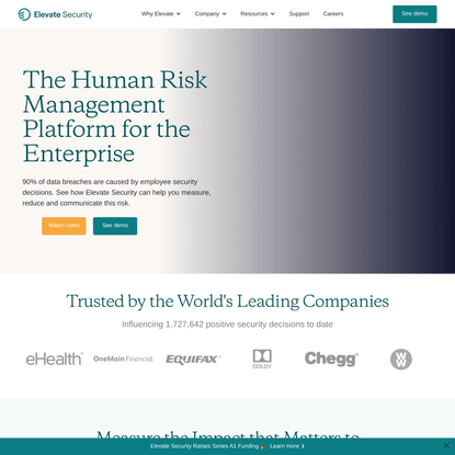The Human Risk Management Platform for the Enterprise