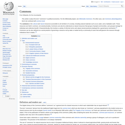 Commons - Wikipedia