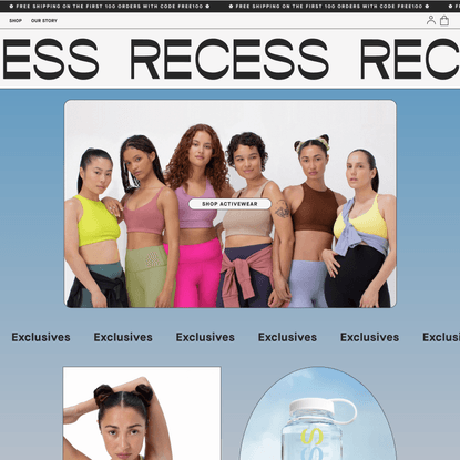 Recess — Activewear and Life-Intervention Wear