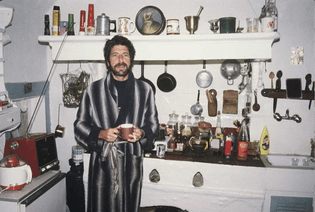 Leonard Cohen's kitchen in Hydra, Greece