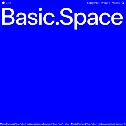 Basic.Space: A curated shopping experience.
