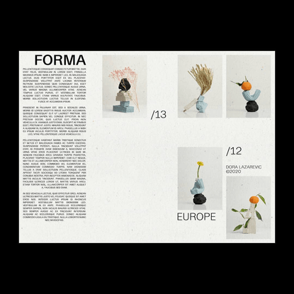 Dora Lazarević on Instagram: “Forma Photography by @victoriawendish . . . . #posterdesign #poster #graphicdesign #aesthetic ...