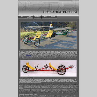 Solar Bike Project