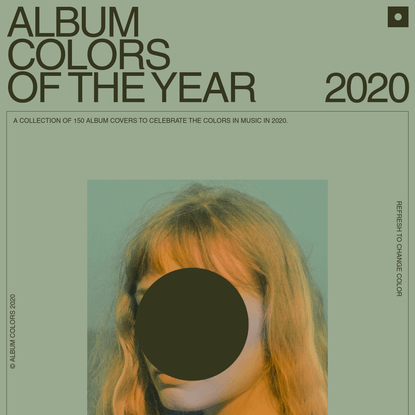 2020 - Album Colors Of The Year