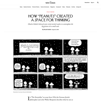 How “Peanuts” Created a Space for Thinking