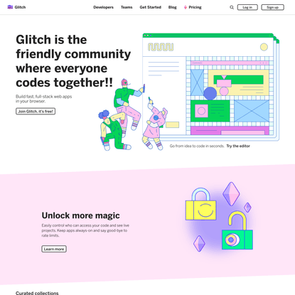 Glitch: The friendly community where everyone builds the web
