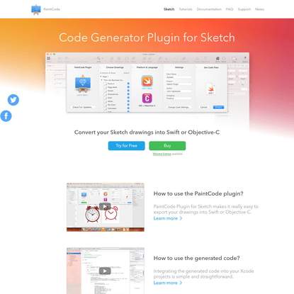 PaintCode Plugin for Sketch