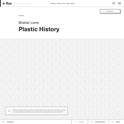 Plastic History