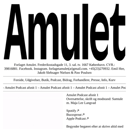 Forlaget Amulet