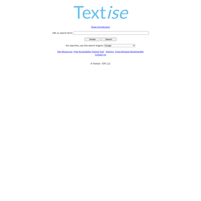 Textise - Text-Only and Accessibility Tools