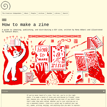 How to make a zine