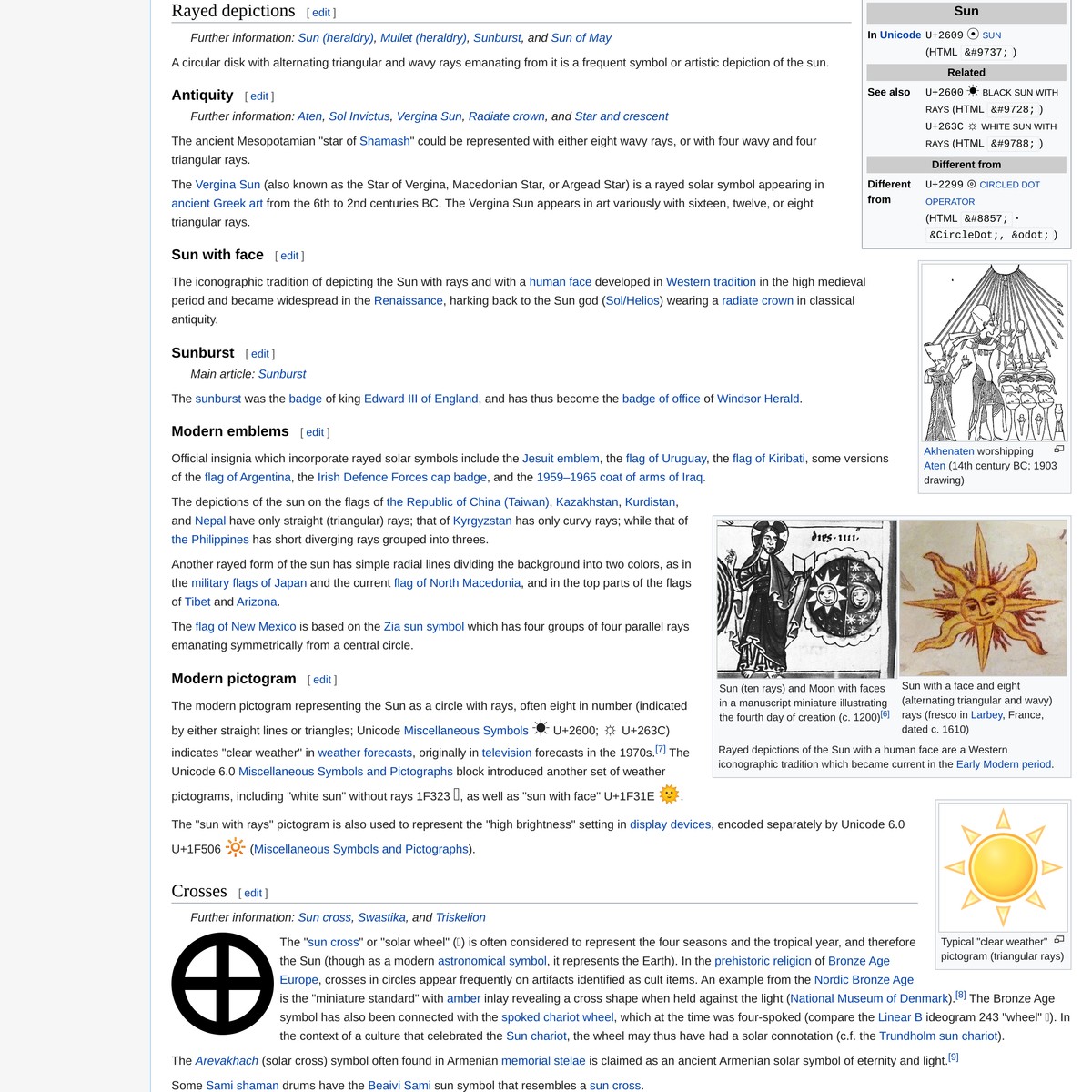 Solar symbol - Wikipedia — Are.na