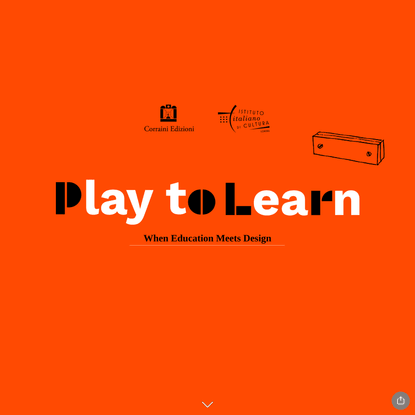 Landing page for Play to learn
