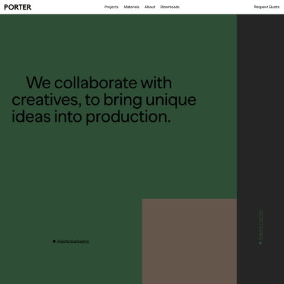 Porter Packaging