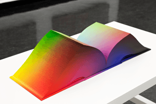 Tauba Auerbach’s RGB Colorspace Atlas (2011)