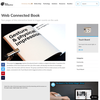 Web Connected Book - Bare Conductive