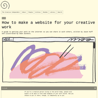 How to make a website for your creative work – The Creative Independent