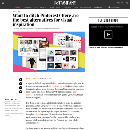 Want to ditch Pinterest? Here are the best alternatives for visual inspiration