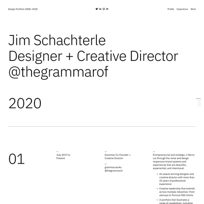 Design Portfolio 2008—2020