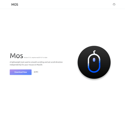 MOS | A lightweight tool used to smooth scrolling and set scroll direction independently for your mouse on MacOS