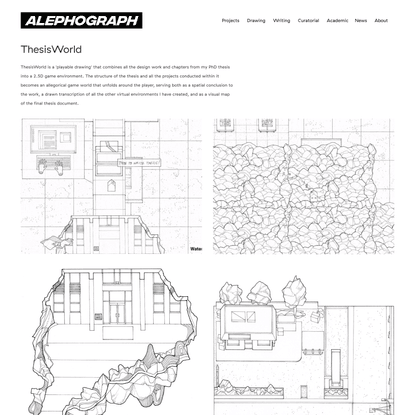ThesisWorld — Alephograph: Architecture, drawing and video games.