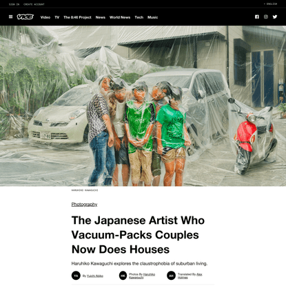 The Japanese Artist Who Vacuum-Packs Couples Now Does Houses