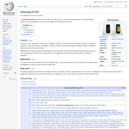 Samsung E1107 - Wikipedia