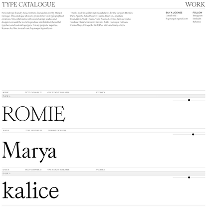 Margot Lévêque Graphic &amp; Type Designer