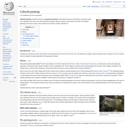 Cobweb painting - Wikipedia
