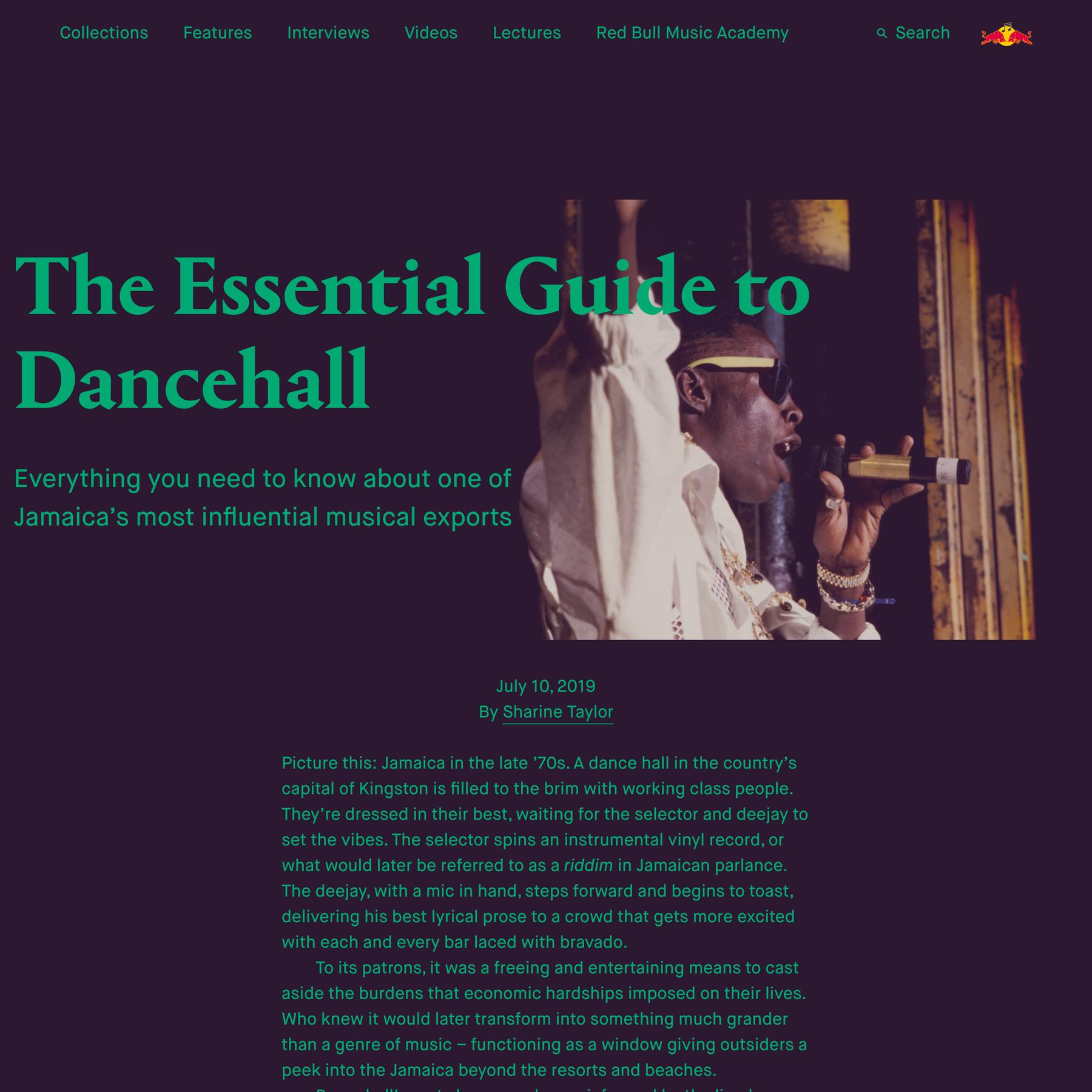 The Essential Guide to Dancehall