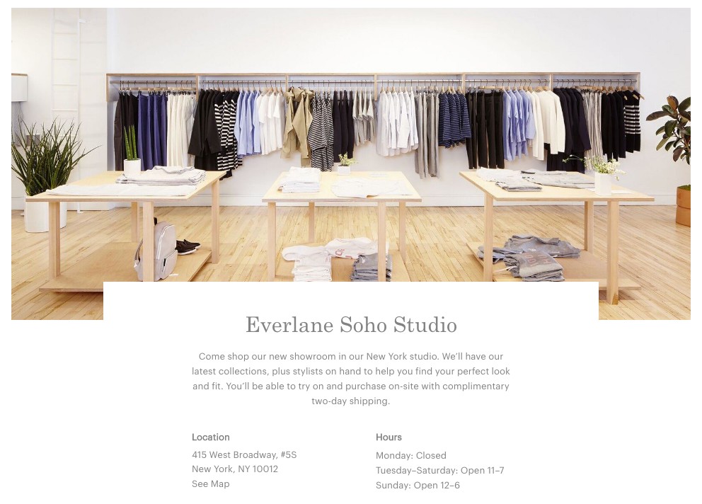 Everlane Soho Studio