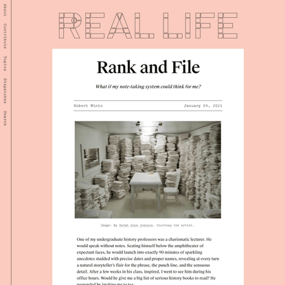 Rank and File — Real Life