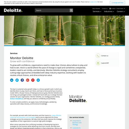 Monitor Deloitte | Deloitte US | Strategy Consulting