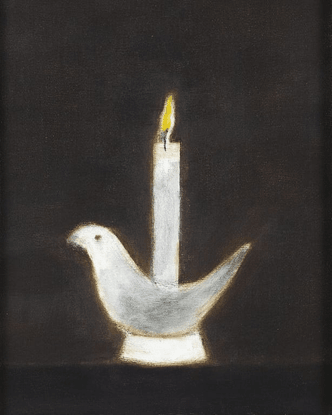 Bird and candle