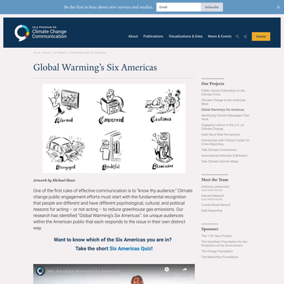 Global Warming’s Six Americas - Yale Program on Climate Change Communication