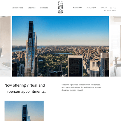 53 West 53 | Luxury Midtown Manhattan Condos by Jean Nouvel