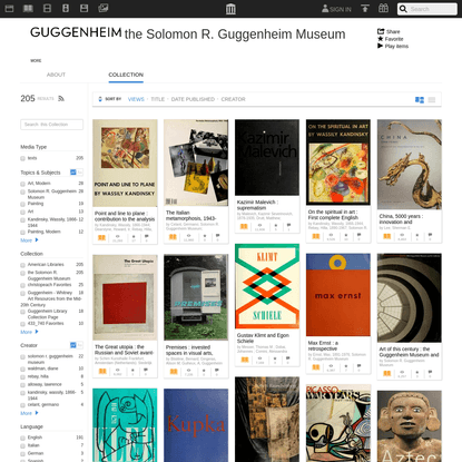 the Solomon R. Guggenheim Museum : Free Texts : Download &amp; Streaming : Internet Archive