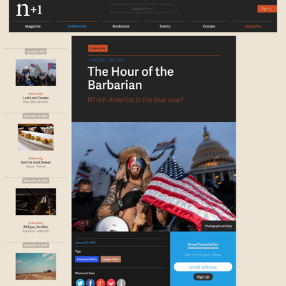 The Hour of the Barbarian
