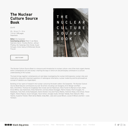 The Nuclear Culture Source Book — Black Dog Press
